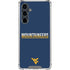 West Virginia University Blue Wood Floor Galaxy S23 FE Clear Case