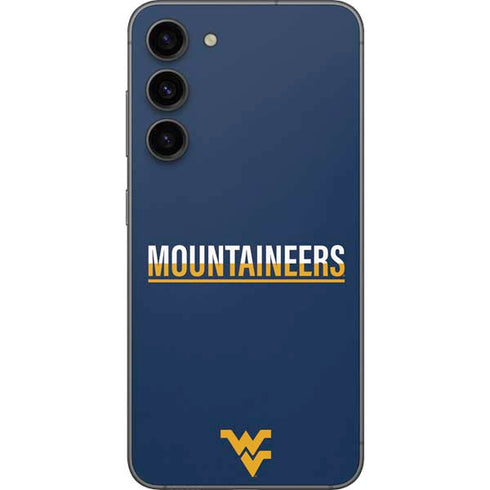 West Virginia University Blue Wood Floor Galaxy S23 Plus Skin