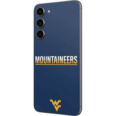 West Virginia University Blue Wood Floor Galaxy S23 Plus Skin