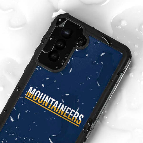 West Virginia University Blue Wood Floor Galaxy S23 Plus Waterproof Case