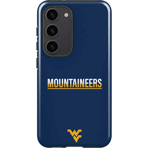 West Virginia University Blue Wood Floor Galaxy S23 Pro Case