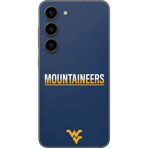 West Virginia University Blue Wood Floor Galaxy S23 Skin