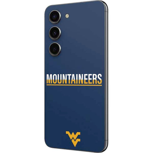 West Virginia University Blue Wood Floor Galaxy S23 Skin