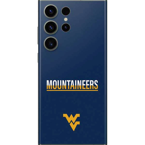 West Virginia University Blue Wood Floor Galaxy S23 Ultra Skin