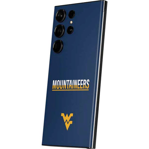 West Virginia University Blue Wood Floor Galaxy S23 Ultra Skin
