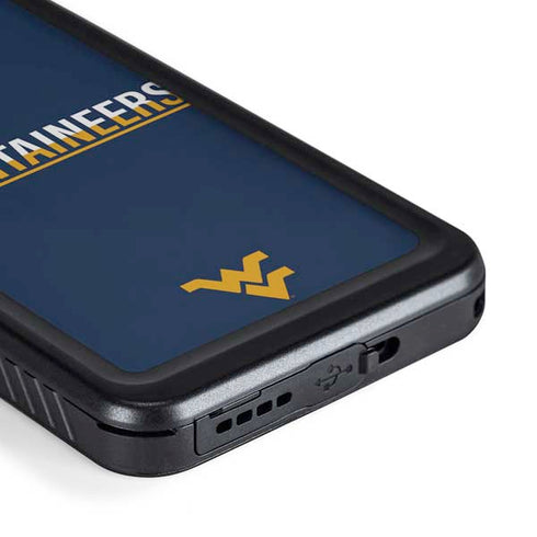 West Virginia University Blue Wood Floor Galaxy S23 Waterproof Case