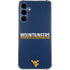 West Virginia University Blue Wood Floor Galaxy S24 Clear Case