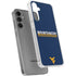 West Virginia University Blue Wood Floor Galaxy S24 Plus Clear Case