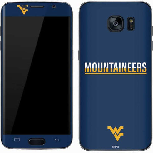 West Virginia University Blue Wood Floor Galaxy S7 Skin