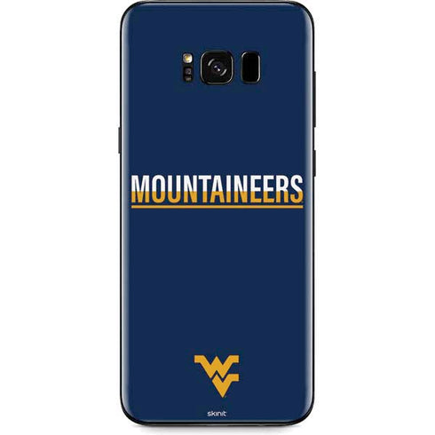 West Virginia University Blue Wood Floor Galaxy S8 Skin