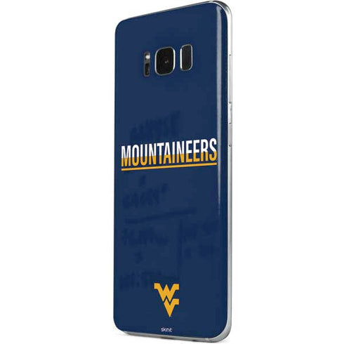 West Virginia University Blue Wood Floor Galaxy S8 Skin