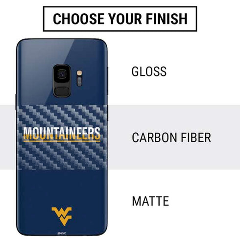 West Virginia University Blue Wood Floor Galaxy S9 Skin