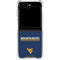West Virginia University Blue Wood Floor Galaxy Z Flip5 5G Clear Case