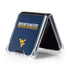 West Virginia University Blue Wood Floor Galaxy Z Flip5 5G Clear Case