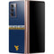 West Virginia University Blue Wood Floor Galaxy Z Fold2 5G Skin