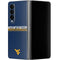 West Virginia University Blue Wood Floor Galaxy Z Fold4 5G Skin