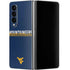 West Virginia University Blue Wood Floor Galaxy Z Fold4 5G Skin