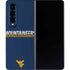 West Virginia University Blue Wood Floor Galaxy Z Fold4 5G Skin