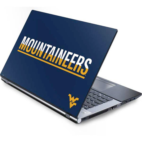 West Virginia University Blue Wood Floor Generic Laptop Skin