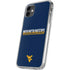 West Virginia University Blue Wood Floor iPhone 11 Clear Case