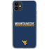 West Virginia University Blue Wood Floor iPhone 11 Clear Case