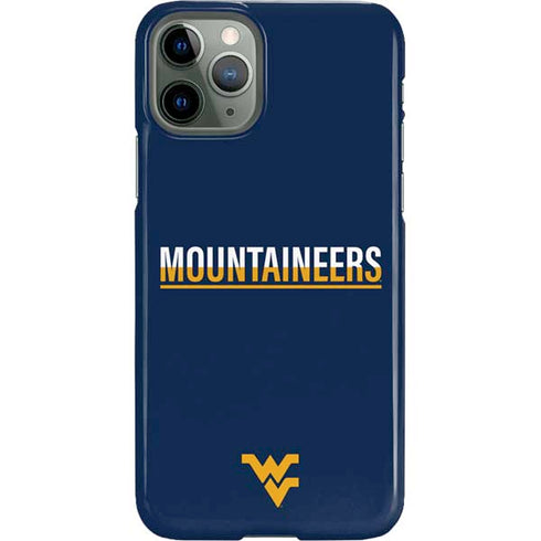 West Virginia University Blue Wood Floor iPhone 11 Pro Lite Case