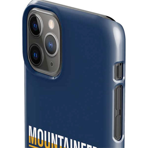 West Virginia University Blue Wood Floor iPhone 11 Pro Lite Case
