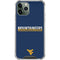 West Virginia University Blue Wood Floor iPhone 11 Pro Max Clear Case