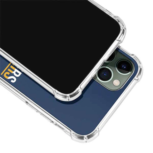 West Virginia University Blue Wood Floor iPhone 11 Pro Max Clear Case