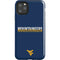 West Virginia University Blue Wood Floor iPhone 11 Pro Max Impact Case