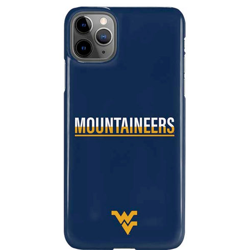 West Virginia University Blue Wood Floor iPhone 11 Pro Max Lite Case