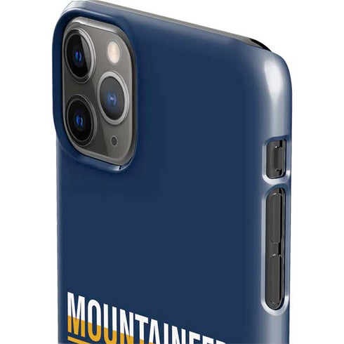 West Virginia University Blue Wood Floor iPhone 11 Pro Max Lite Case