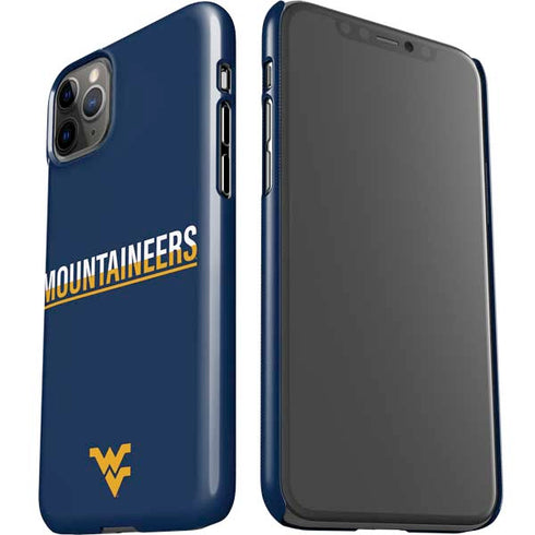 West Virginia University Blue Wood Floor iPhone 11 Pro Max Lite Case