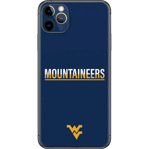 West Virginia University Blue Wood Floor iPhone 11 Pro Max Skin