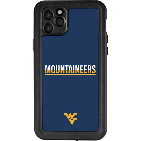 West Virginia University Blue Wood Floor iPhone 11 Pro Max Waterproof Case