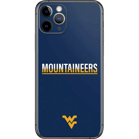 West Virginia University Blue Wood Floor iPhone 11 Pro Skin