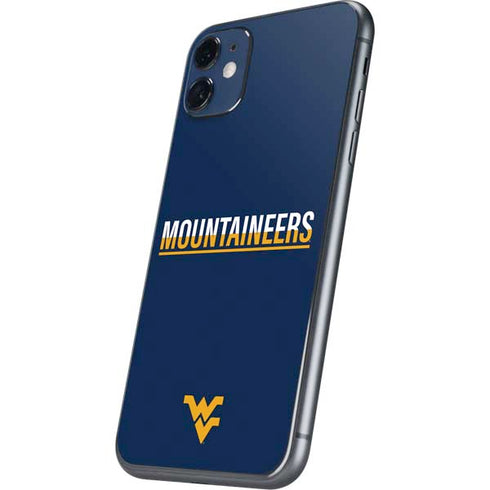 West Virginia University Blue Wood Floor iPhone 11 Skin