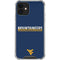 West Virginia University Blue Wood Floor iPhone 12 Clear Case