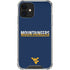 West Virginia University Blue Wood Floor iPhone 12 Clear Case