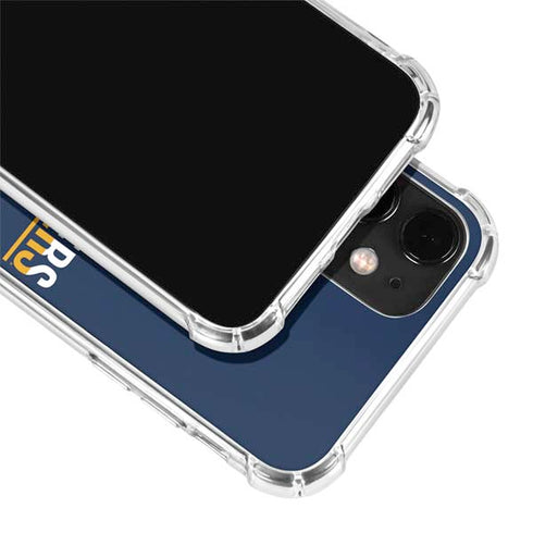 West Virginia University Blue Wood Floor iPhone 12 Clear Case