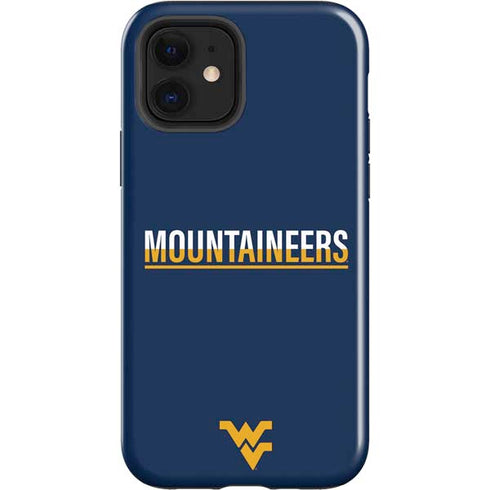 West Virginia University Blue Wood Floor iPhone 12 Impact Case