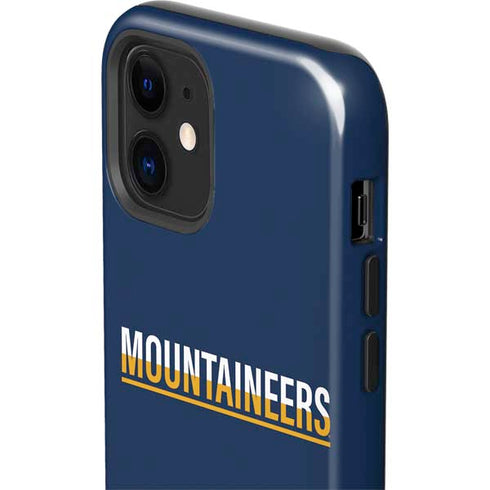 West Virginia University Blue Wood Floor iPhone 12 Impact Case