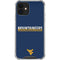 West Virginia University Blue Wood Floor iPhone 12 Mini Clear Case
