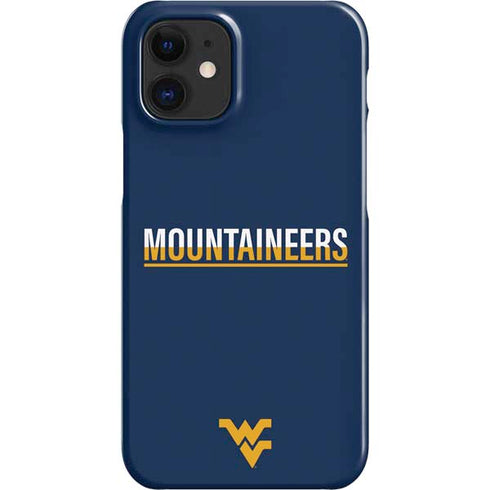 West Virginia University Blue Wood Floor iPhone 12 Mini Lite Case
