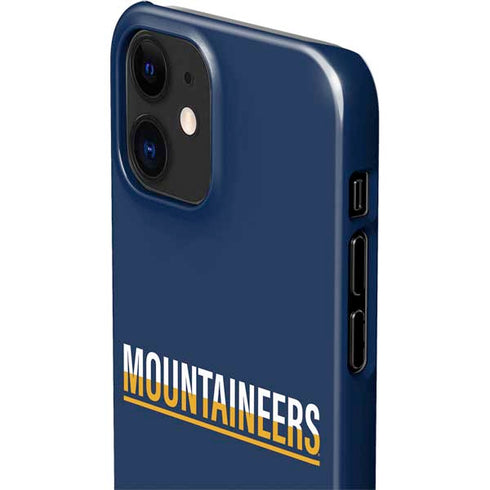 West Virginia University Blue Wood Floor iPhone 12 Mini Lite Case