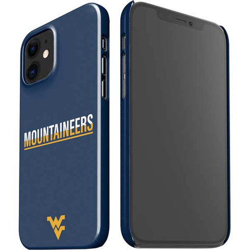 West Virginia University Blue Wood Floor iPhone 12 Mini Lite Case