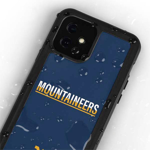 West Virginia University Blue Wood Floor iPhone 12 Mini Waterproof Case