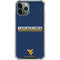 West Virginia University Blue Wood Floor iPhone 12 Pro Clear Case
