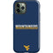 West Virginia University Blue Wood Floor iPhone 12 Pro Impact Case