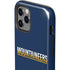 West Virginia University Blue Wood Floor iPhone 12 Pro Impact Case